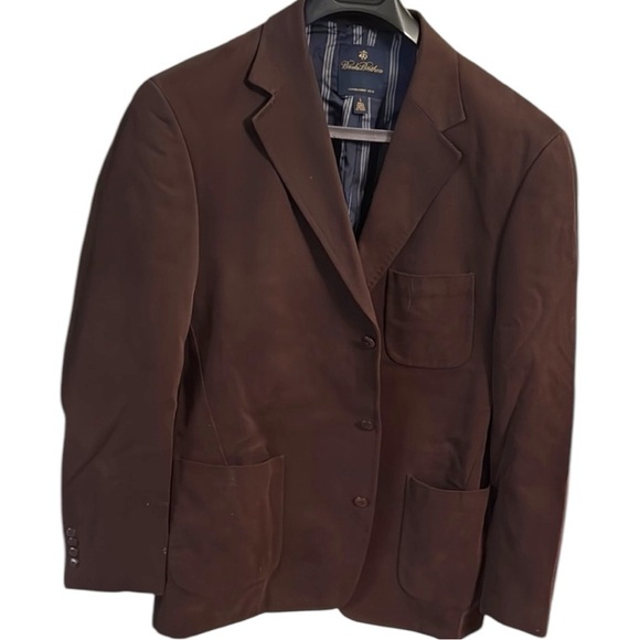 Brooks Brothers hundred percent cotton size large jacket/blazer 3 button style